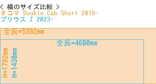 #タコマ Double Cab Short 2016- + プリウス Z 2023-